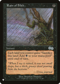 Rain of Filth - The List